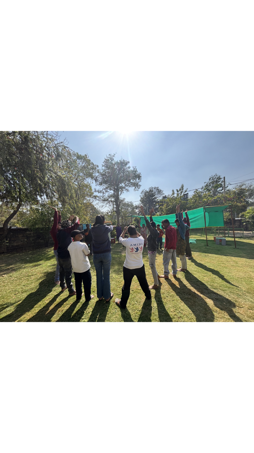 Sports & Movement — a group exercising together outdoors