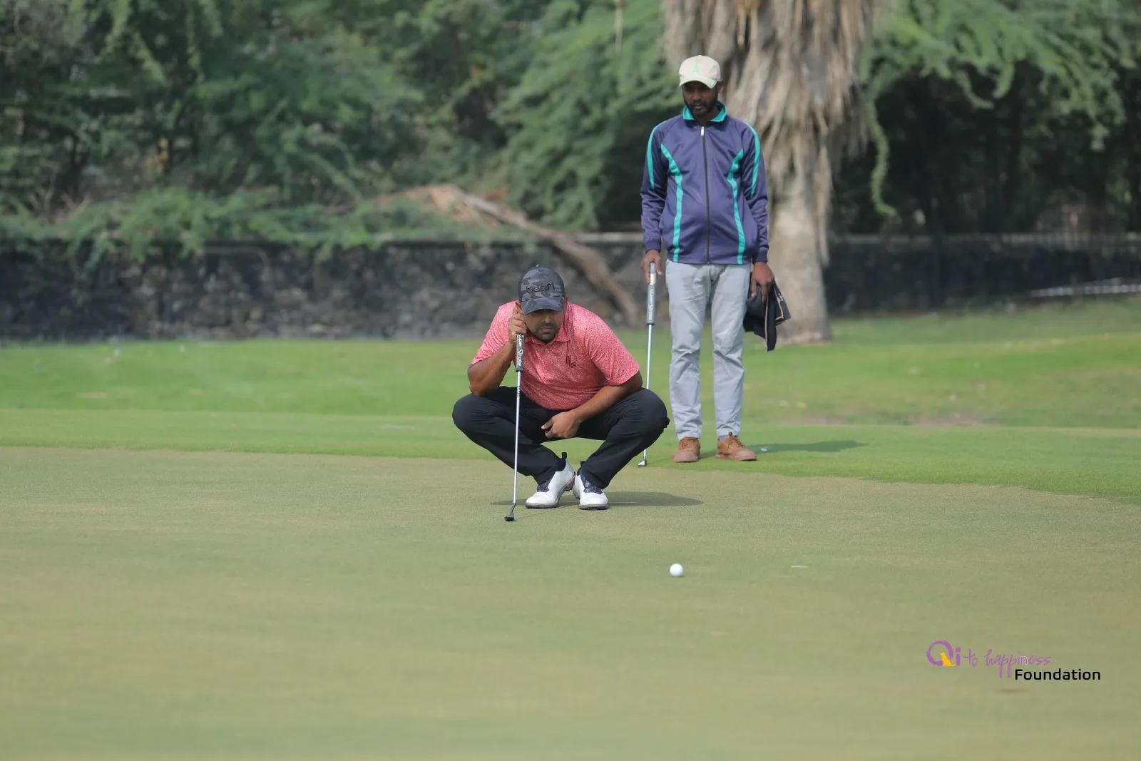 Golfers at the second charity golf tournament